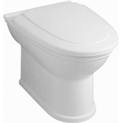 Унитаз напольный Villeroy & Boch Century под встроенный бачок 665510R1 + сидение фурнитура хром
