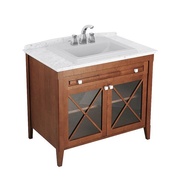 Тумба с раковиной Villeroy & Boch Hommage с приклееной белой раковиной 710263R1 на одно отверстие