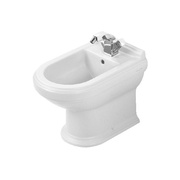 Биде напольное Villeroy&Boch Hommage 744200R1 на 1 отверстие под смеситель, 37x56cm, цвет белый, с антигрязевым покрытием