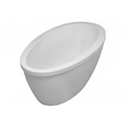 Акриловая ванна Vitra 4Life 54300001000 170x90 см сифон, ножки