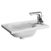 Раковина VitrA D-light Compact 50 см 1 отверстие под смеситель справа, перелив