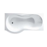 Акриловая ванна VitrA Delphi 170x75 см Aqua Soft Easy Chrome правая