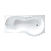 Акриловая ванна VitrA Delphi 170x75 см Duo Soft с 2 подсветками левая