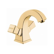 Смеситель для раковины VitrA Elegance кубический золото