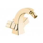 Смеситель для биде VitrA Elegance с донным клапаном золото