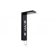 Душевая система VitrA Enjoy с гидромассажером 130x35 см, черная акриловая
