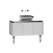 Тумба для раковины VitrA Gala Classic 100 см белый глянец хром