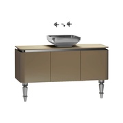 Тумба для раковины VitrA Gala Classic 120 см бежевый глянец хром