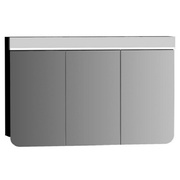 Зеркало-шкаф VitrA Gala Modern 100 см с подсветкой черный глянец