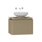 Тумба для раковины VitrA Gala Modern 60 см бежевая глазурь хром