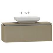 Тумба для раковины VitrA Gala Modern 120 см бежевая глазурь хром