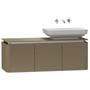 Тумба для раковины VitrA Gala Modern 120 см бежевая глазурь хром правая