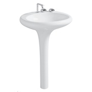 Раковина VitrA Istanbul с опорой 60 см 3 отверстия белая