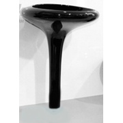 Раковина VitrA Istanbul с опорой 60 см 3 отверстия черная