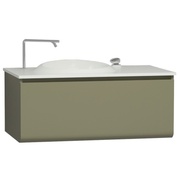 Тумба с раковиной VitrA Istanbul 100 см зеленый оливковый глянец