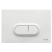 Кнопка смыва Vitra Loop O 740-0500 двойная, ABS, пластик, белая