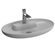 Раковина VitrA Memoria чаша овал 75 см темно-серая матовая