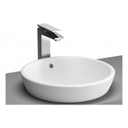 Раковина VitrA Metropole 45 см круглая монтируемая сверху, 1 отверстие под смеситель, перелив