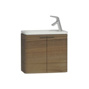 Тумба с раковиной VitrA Nest Trendy 60 см смеситель справа натуральное дерево