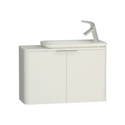 Тумба с раковиной VitrA Nest Trendy 80 см смеситель справа белый глянец