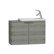 Тумба с раковиной VitrA Nest Trendy 80 см смеситель справа серый дуб