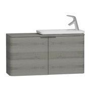 Тумба с раковиной VitrA Nest Trendy 100 см смеситель справа серый дуб