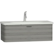 Тумба с раковиной Vitra Nest Trendy 56142 100 см смеситель посередине серый дуб