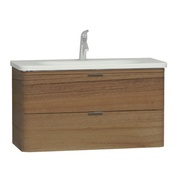Тумба с раковиной VitrA Nest Trendy 100 см 2 ящика натуральное дерево