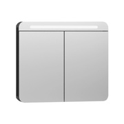 Зеркало-шкаф VitrA Nest Trendy 80 см с подсветкой антрацит глянец