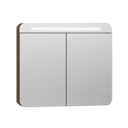 Шкаф-зеркало Vitra Nest Trendy 56175 80 см с подсветкой светлое дерево