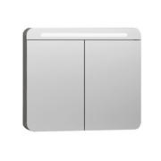 Шкаф-зеркало Vitra Nest Trendy 56176 80 см с подсветкой серый дуб