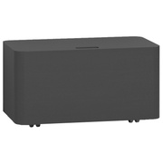 Тумба VitrA Nest Trendy 100 см на колесиках антрацит глянец