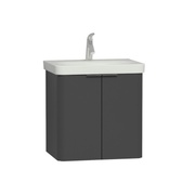 Тумба с раковиной VitrA Nest 60 см антрацит глянец