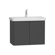 Тумба с раковиной VitrA Nest 80 см антрацит глянец