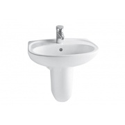 Раковина VitrA Normus 55 см, отверстие под смеситель, перелив