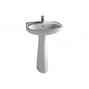 Раковина VitrA Normus 65 см, отверстие под смеситель, перелив