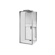 Душевая кабина VitrA Notte 90x90 см, дверь, левый, серый матовый