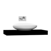 Столешница VitrA Options Lux 100 см черный глянец
