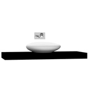 Столешница VitrA Options Lux 140 см черный глянец