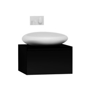 Тумба для раковины VitrA Options Lux 60 см черный глянец