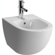 Биде подвесное Vitra Sento 4338B003-0288 с отверстием под смеситель, перелив