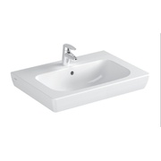 Раковина VitrA S20 65 см с отверстием по центру под смеситель, с боковыми отверстиями