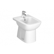 Биде напольное VitrA S20 без боковых отверстий белое