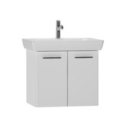 Тумба с раковиной VitrA S20 65 см белый глянец