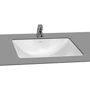 Раковина Vitra S50 5339B003-0012 встроенная в столешницу, 48 см, без отверстия под смеситель, с боковыми отверстиями