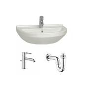 Раковина Vitra S50 5301B003-6501 55 см + смеситель A41986EXP