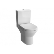 Унитаз напольный VitrA S50 60 см с универсальным выходом, Kisa, без трубы для биде