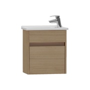 Тумба с раковиной VitrA S50+ 50 см золотистая вишня правый