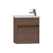 Тумба с раковиной VitrA S50+ 50 см темный дуб левый