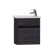 Тумба с раковиной VitrA S50+ 50 см черный текстурный левый